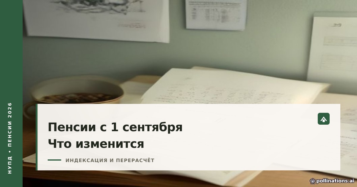 Пенсионные документы, расчет выплат и график индексации пенсий в 2026 году