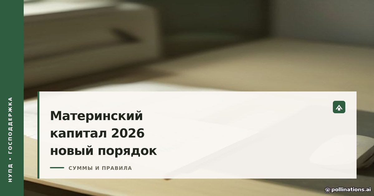 Документы по распоряжению материнским капиталом и план квартиры на столе